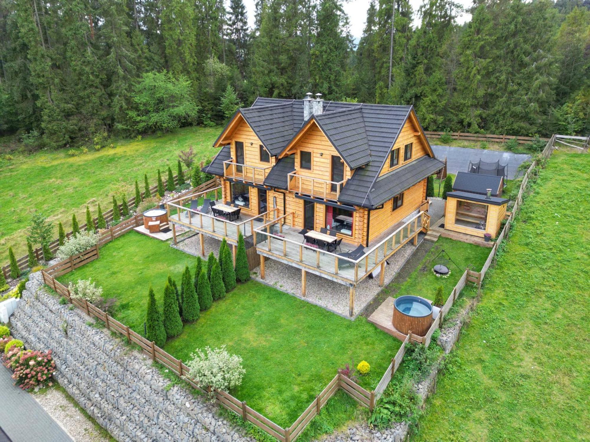 Lk Resort Lapsze Domy Z Prywatna Balia I Sauna Łapsze Niżne Eksteriør billede